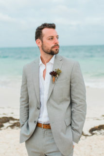 Check out this Copper, Geometric + Boho Beach Wedding in Cancun!