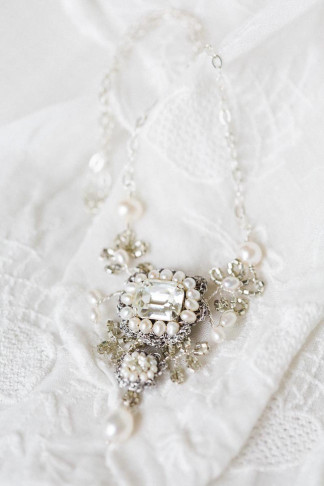 Edera Couture Lace Bridal Jewelry & Accessories // Ashley Largesse Photography