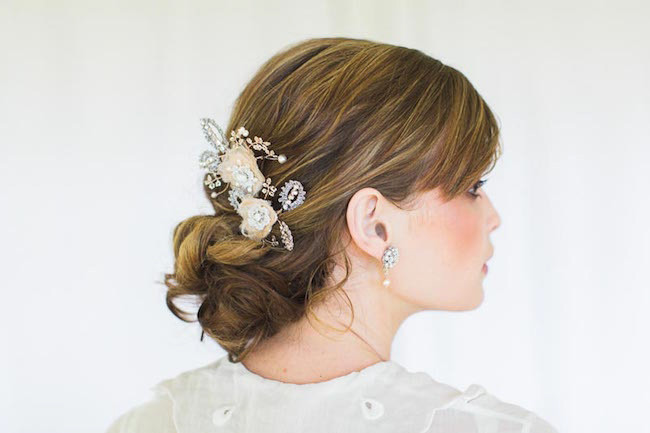 Edera Couture Lace Bridal Jewelry & Accessories // Ashley Largesse Photography