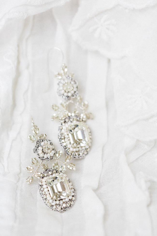 Edera Couture Lace Bridal Jewelry & Accessories // Ashley Largesse Photography