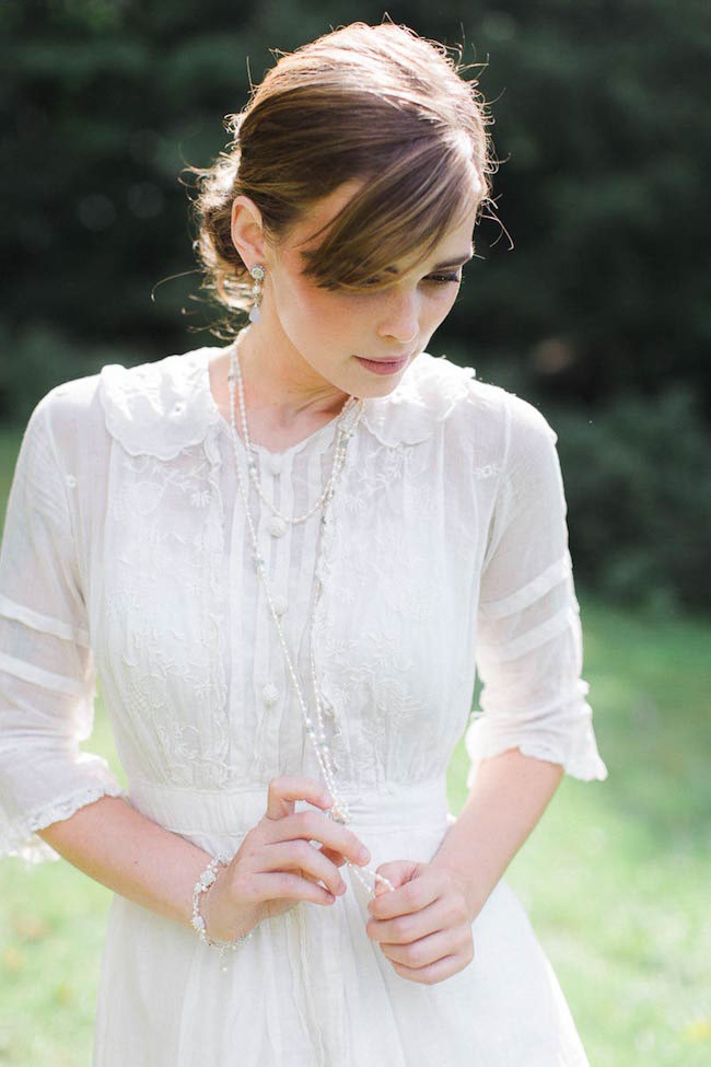 Edera Couture Lace Bridal Jewelry & Accessories // Ashley Largesse Photography