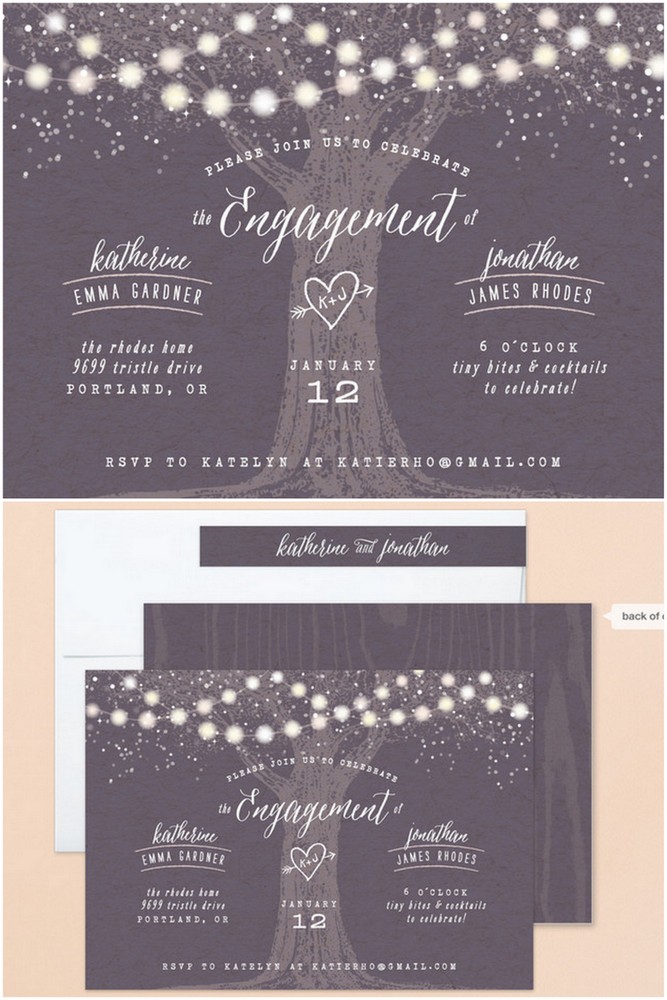 Engagement Invitation Cards