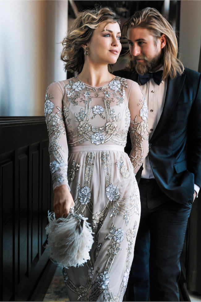 Romantic bohemian wedding clearance dress