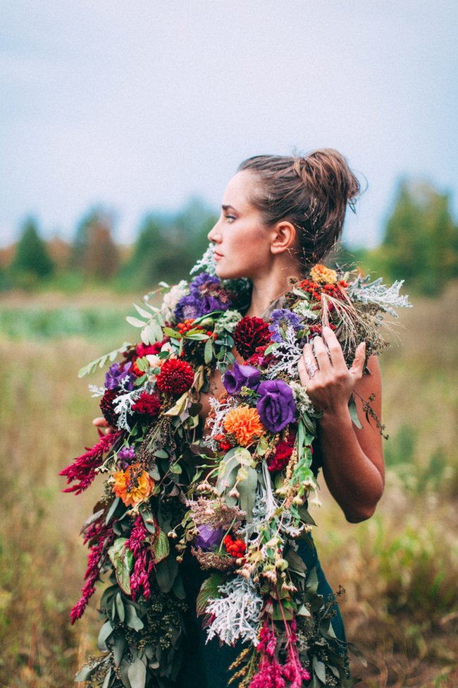 Fall Harvest Bohemian Engagement - Artemis Photography