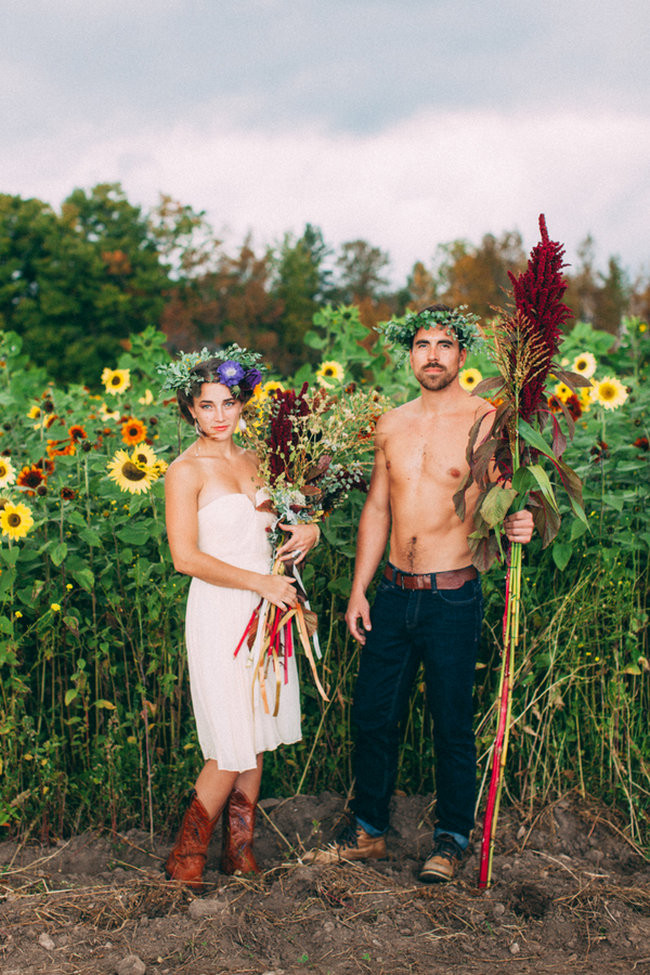 Fall Harvest Bohemian Engagement - Artemis Photography