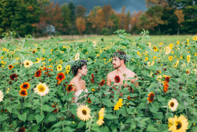 Fall Harvest Bohemian Engagement - Artemis Photography