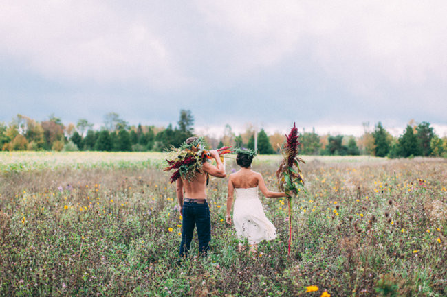 Fall Harvest Bohemian Engagement - Artemis Photography