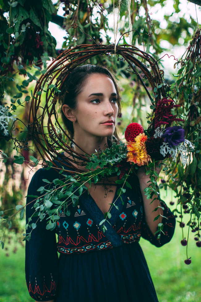 Fall Harvest Bohemian Engagement - Artemis Photography