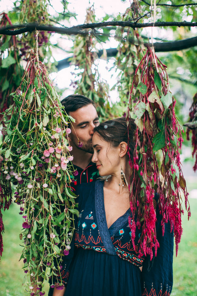 Fall Harvest Bohemian Engagement - Artemis Photography