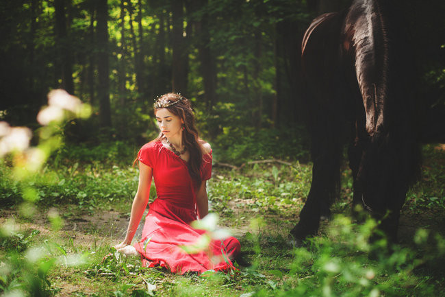 Forest Bride Accessories handmade by Rabbitwood and Reason // La Candella Wedding Photography