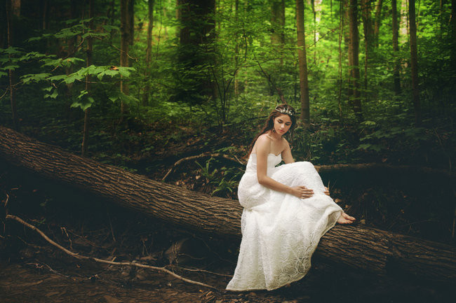 Forest Bride Accessories handmade by Rabbitwood and Reason // La Candella Wedding Photography