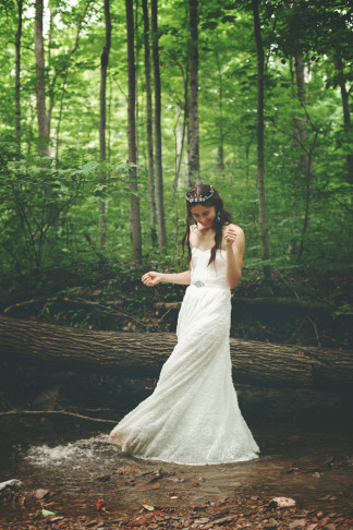 Forest Bride Accessories handmade by Rabbitwood and Reason // La Candella Wedding Photography