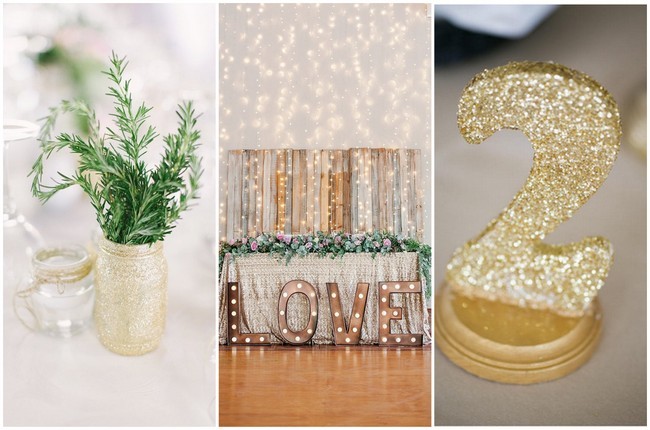 Glitter Wedding Ideas