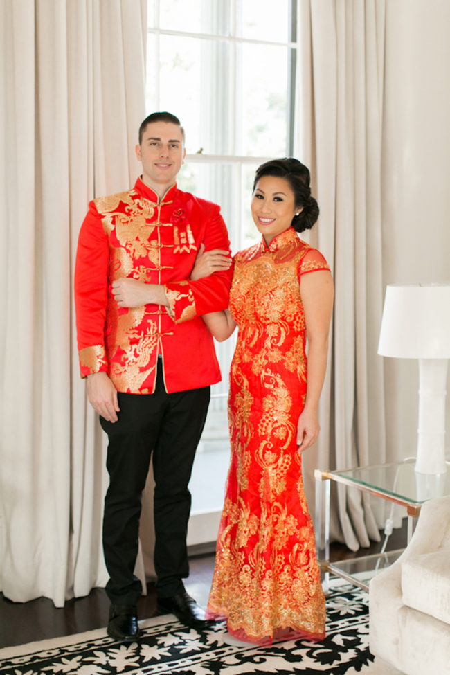 Gold Red Chinese Tea Ceremony Wedding - Captured by Arte De Vie