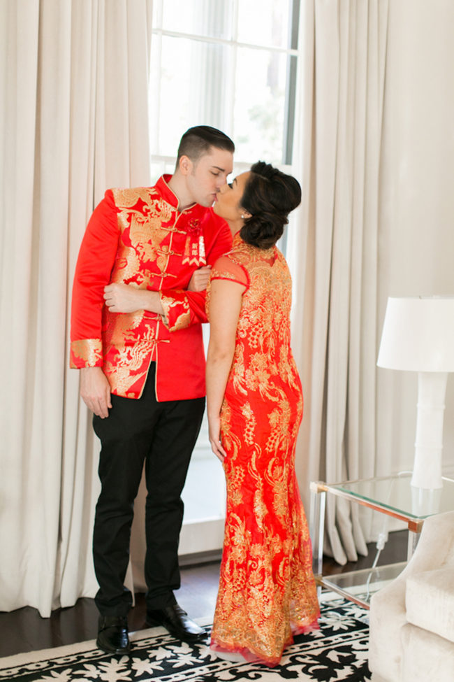 Gold Red Chinese Tea Ceremony Wedding - Captured by Arte De Vie