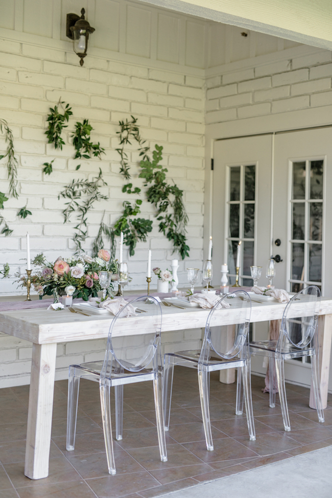 Gold mauve and blush pink wedding 