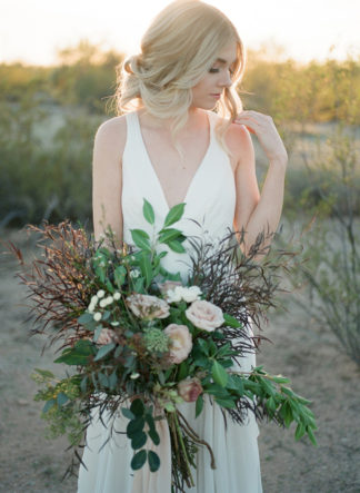 Gold mauve and blush pink wedding 