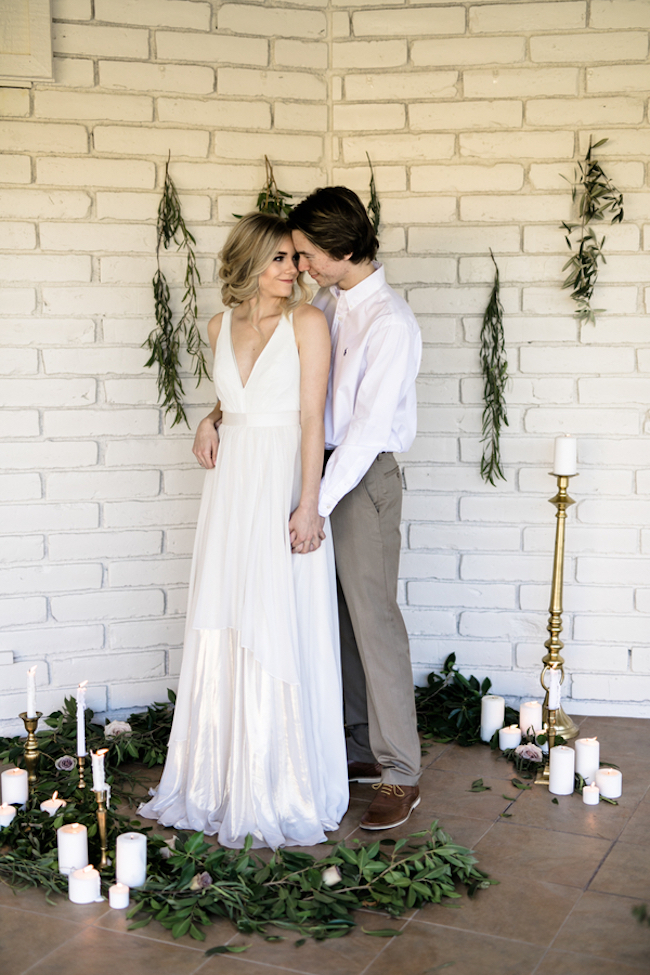 Gold mauve and blush pink wedding 