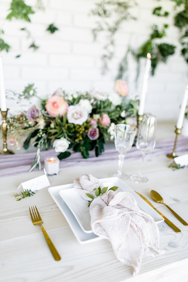 Gold mauve and blush pink wedding 