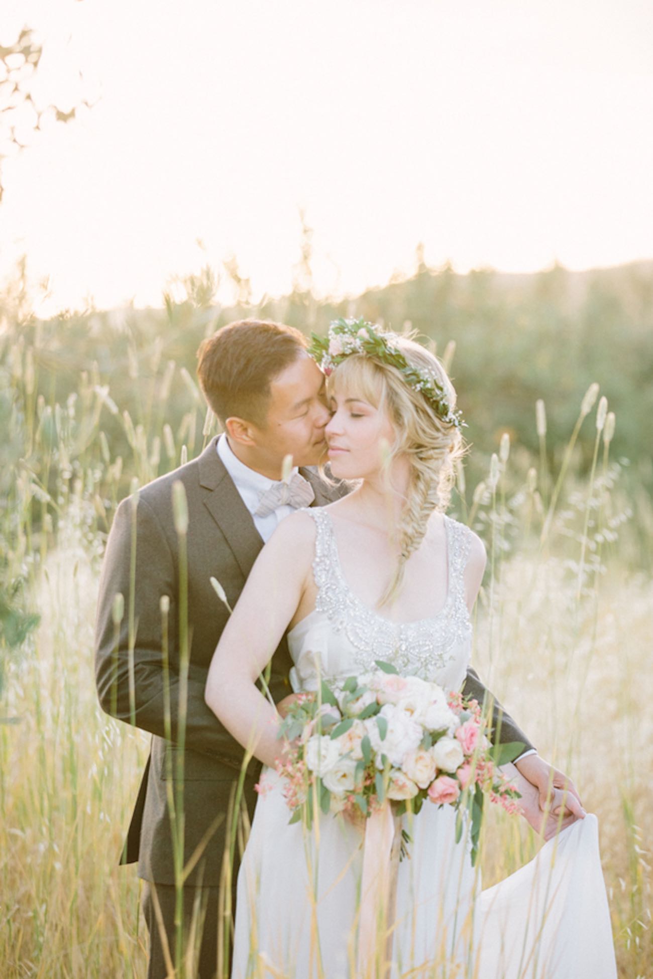 Dreamy, Romantic Golden Hour couple portraits by Retrospect Images