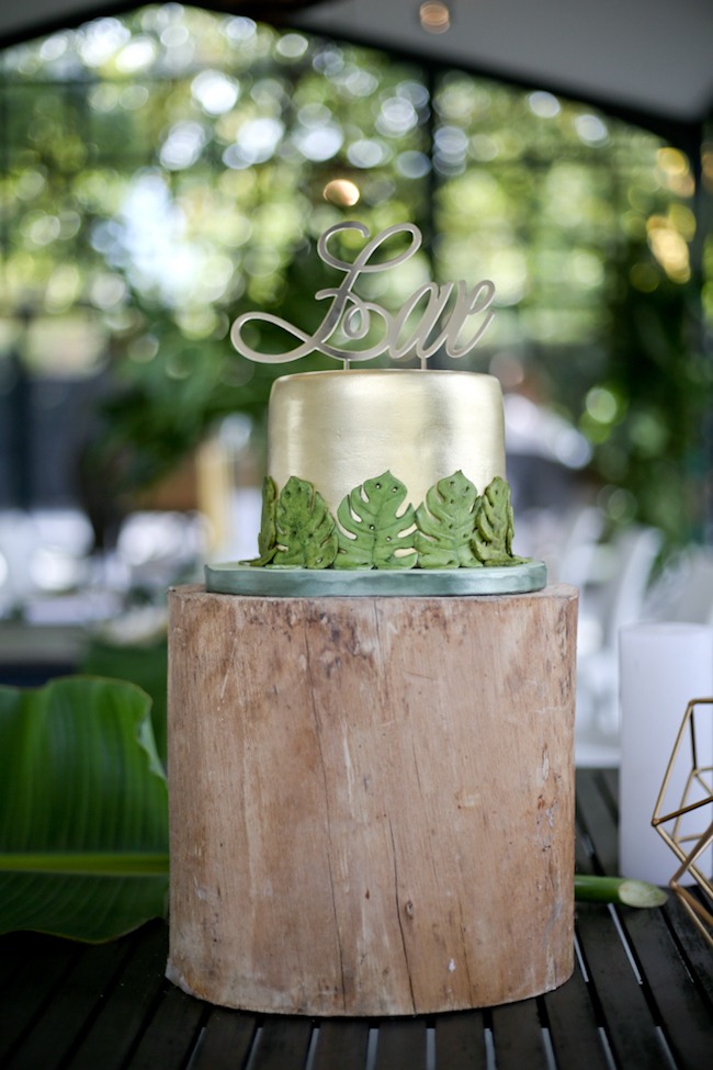 Green and Gold Wedding