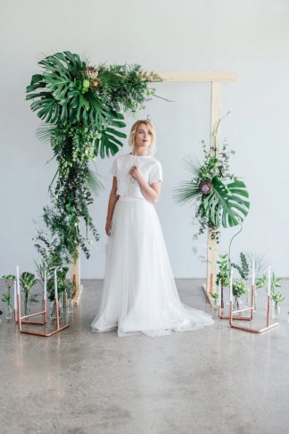 Greenery and Copper Wedding 