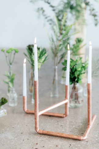 Greenery and Copper Wedding 