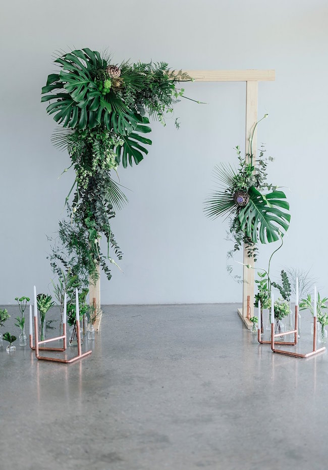 Greenery and Copper Wedding 