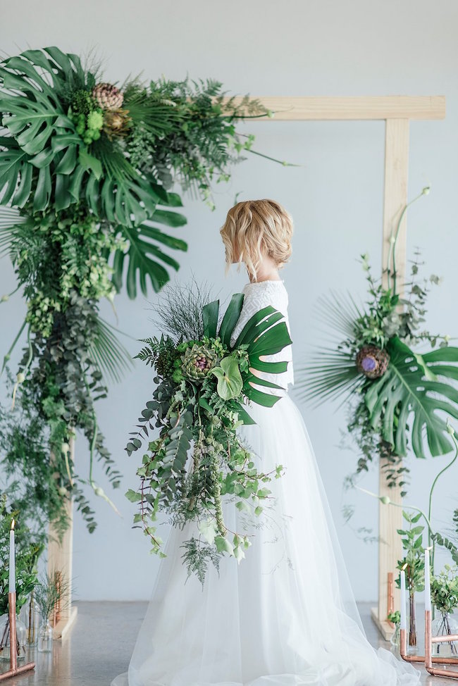 Greenery and Copper Wedding