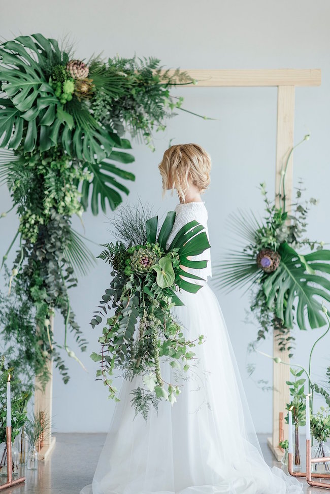 Greenery and Copper Wedding 