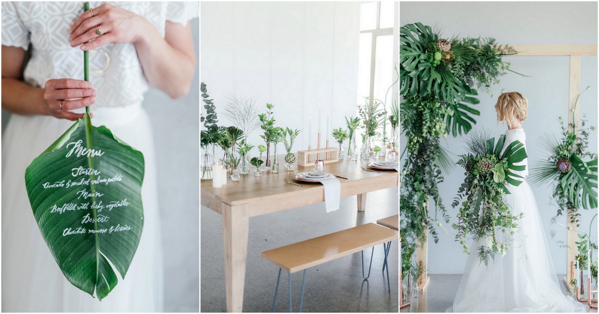 Greenery and Copper Wedding Ideas