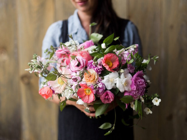 Hand tied garden bouquet tutorial