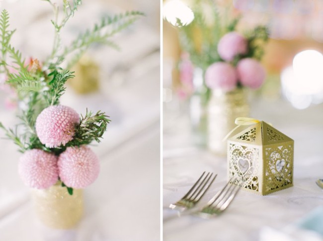 Handmade Pink Gold Glitter Wedding - Geneviève Fundaro Fine Art Photography
