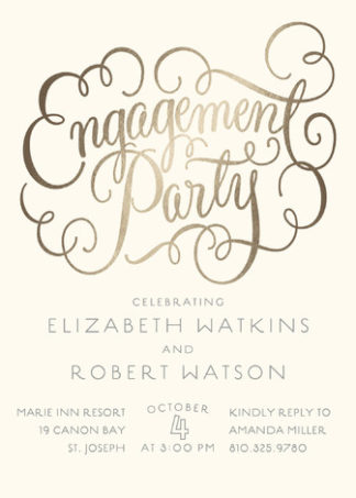 Invitations for engagement party