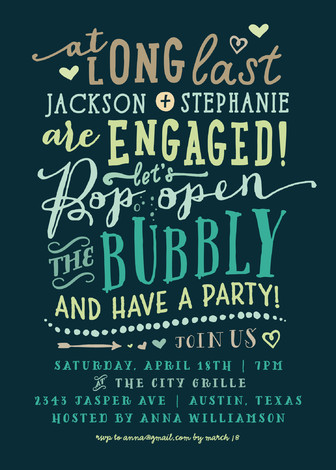 22 Engagement Party Invitations You'll Want to 'Say Yes' to!