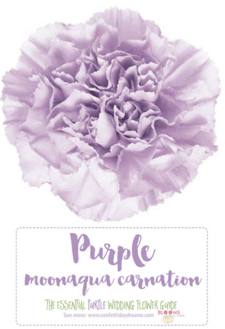Light purple wedding flowers