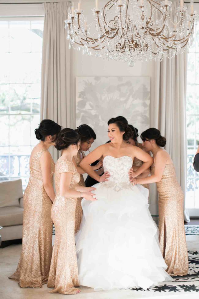 Luxurious Gold Blush Mint Wedding - Captured by Arte De Vie