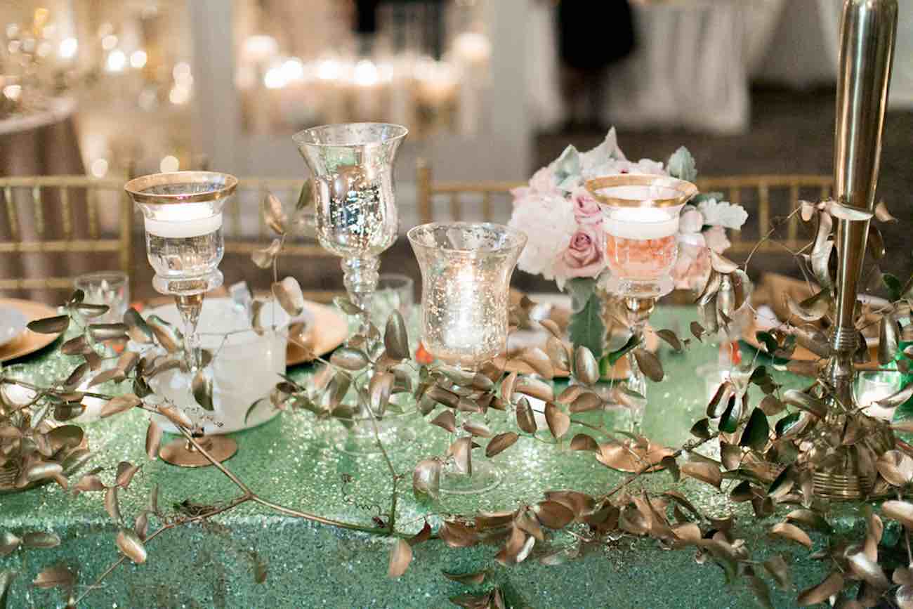 Luxurious Gold Blush Mint Wedding - Captured by Arte De Vie