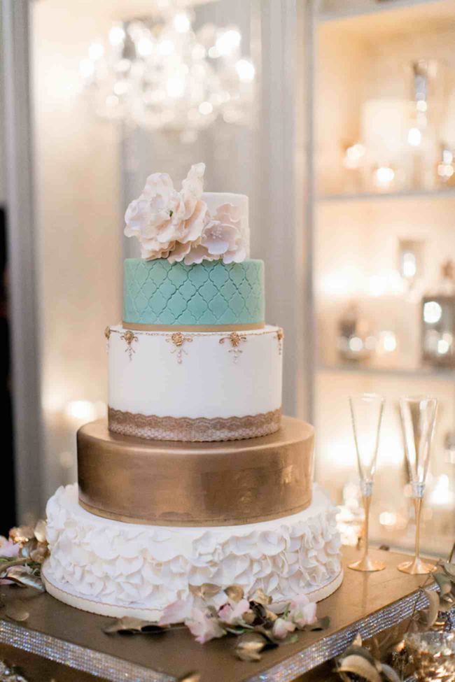 Luxurious Gold Blush Mint Wedding - Captured by Arte De Vie