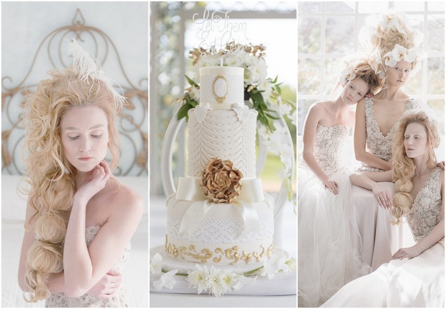 Rococo-Inspired Marie Antoinette Wedding Ideas {ST Photography}