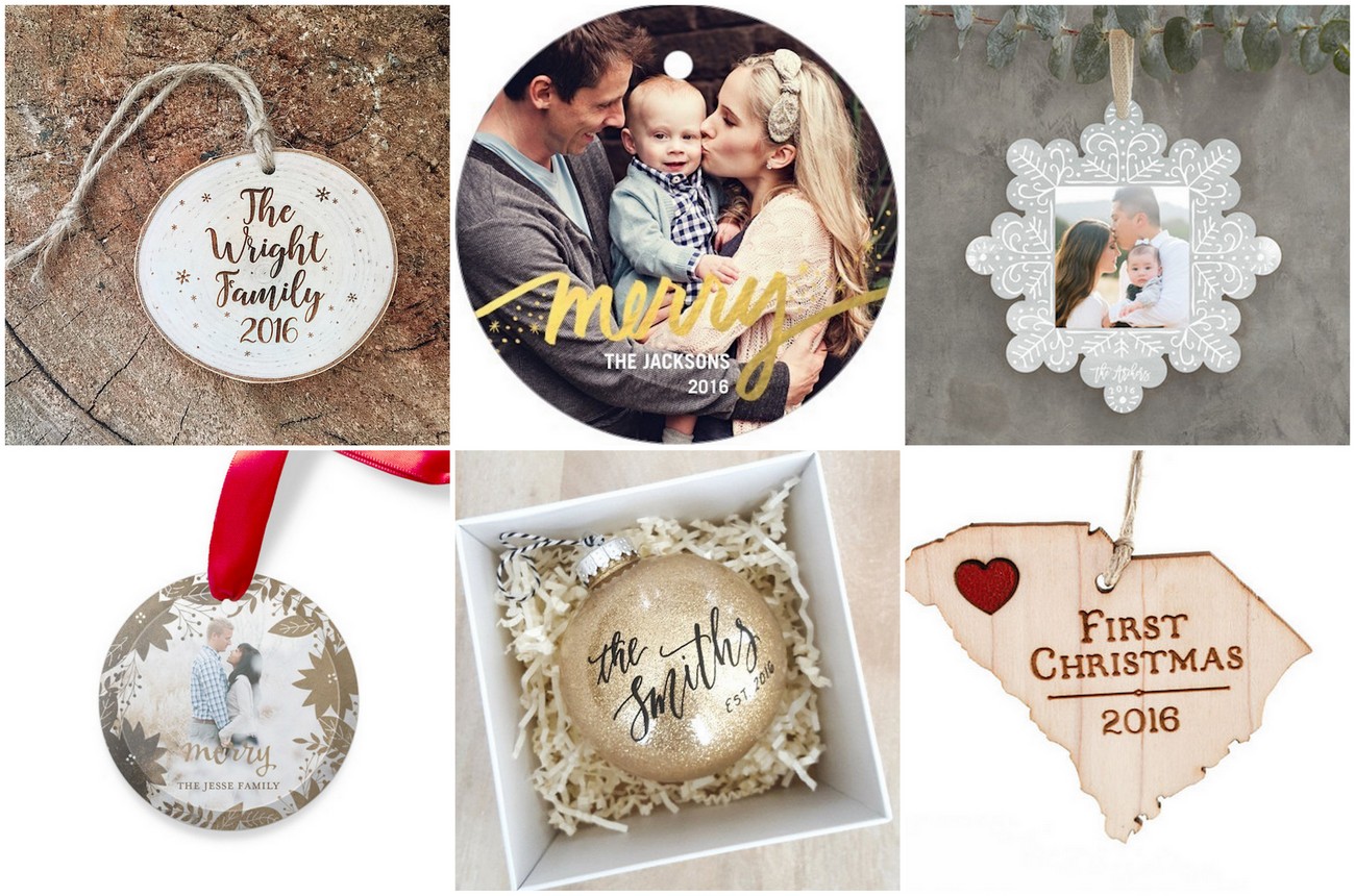 Newlywed Christmas Ornaments