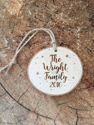 Newlywed Christmas Ornaments 