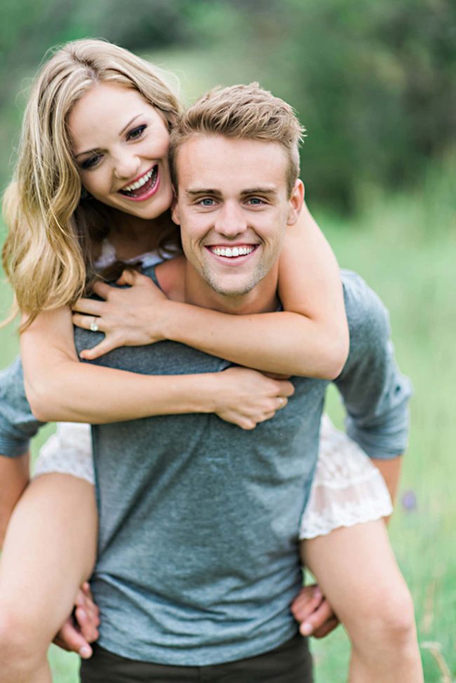 Outdoors Nova Scotia field and woods engagement shoot | Candace Berry Photography