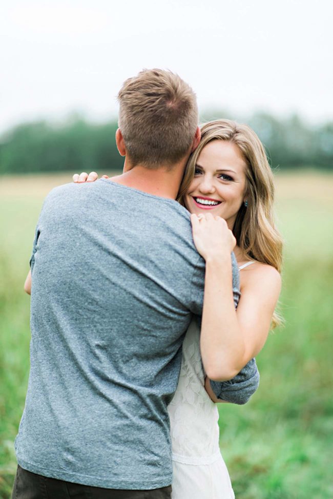 Outdoors Nova Scotia field and woods engagement shoot | Candace Berry Photography