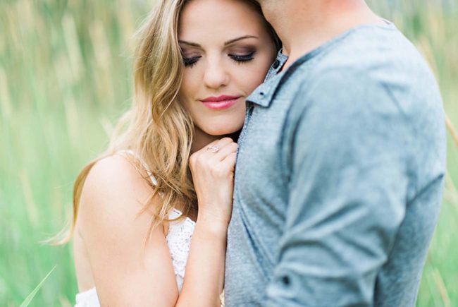 Outdoors Nova Scotia field and woods engagement shoot | Candace Berry Photography