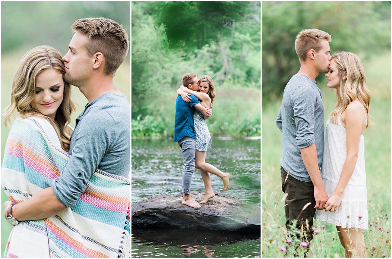 Outdoors Nova Scotia field and woods engagement shoot | Candace Berry Photography