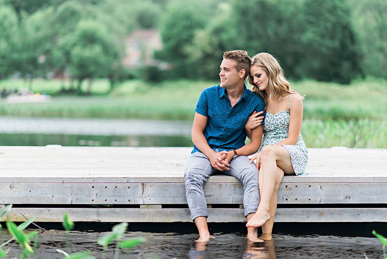 Outdoors Nova Scotia field and woods engagement shoot | Candace Berry Photography