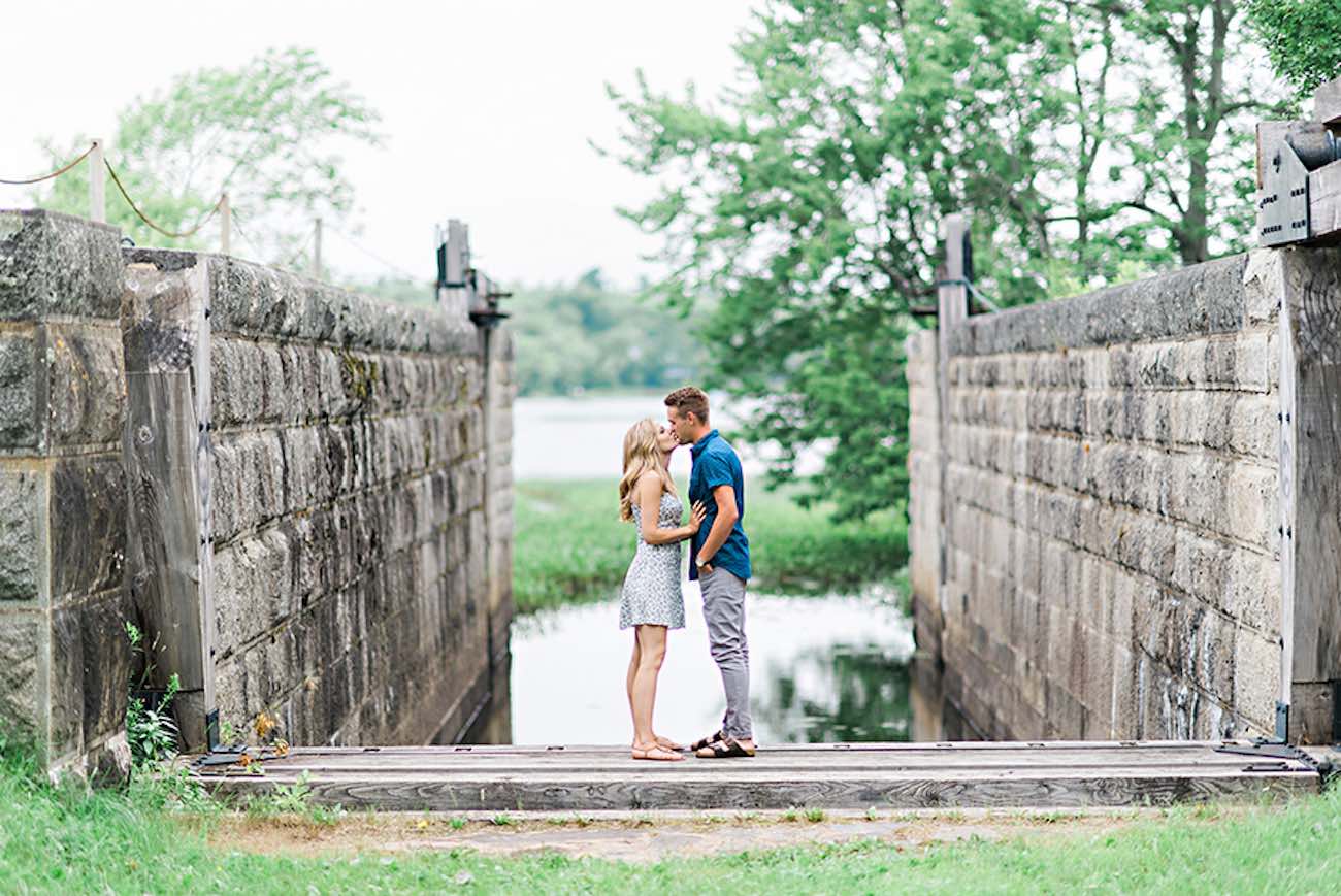 Outdoors Nova Scotia field and woods engagement shoot | Candace Berry Photography