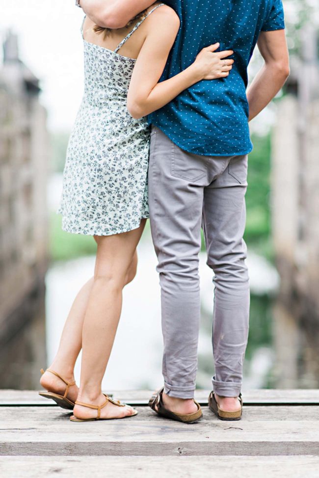 Outdoors Nova Scotia field and woods engagement shoot | Candace Berry Photography