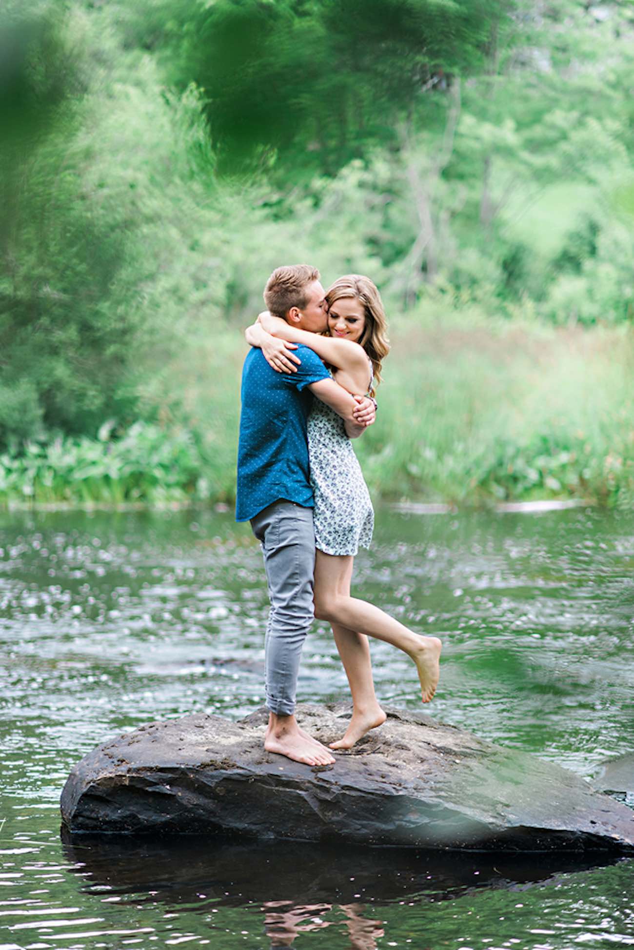 Outdoors Nova Scotia field and woods engagement shoot | Candace Berry Photography